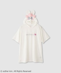 Mac-House | Esther Bunny エスターバニー 耳付き 半袖Tパーカー(パーカー)