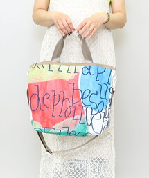 【kiki creative×COOCO】Artist Collection colorful print2WAYトートバッグ/A4対応