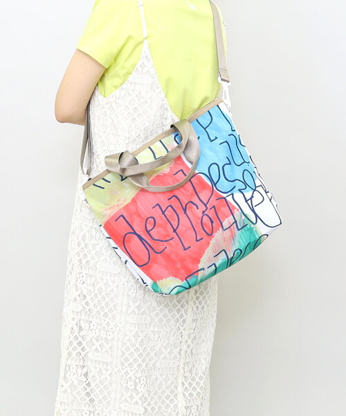 COOCO(クーコ)の「【kiki creative×COOCO】Artist Collection colorful print2WAYトートバッグ/A4対応(トートバッグ・レディース・グリーン/その他12/ブルー・FREE)」の15枚目の写真