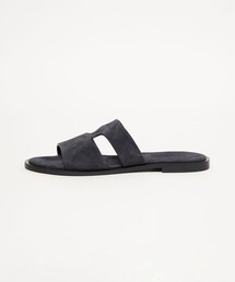 別注】＜L/UCCA＞ GRAIN LEATHER CROSS SANDAL/グレインレザー クロス