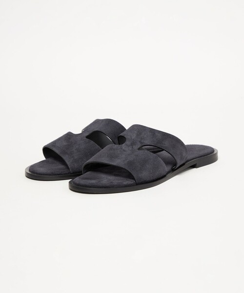 UNITED ARROWS（ユナイテッドアローズ）の「【別注】＜L/UCCA＞ SUEDE H CUT SANDAL/サンダル（サンダル・メンズ・ネイビー・42/41/43/40）」の2枚目の写真