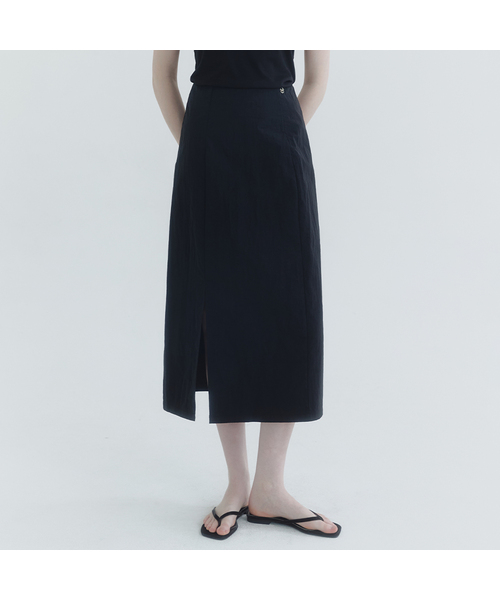 MICANE(ミケーネ)の「グラニアナイロンロングスカート(スカート・レディース・ブラック/クリーム・X-SMALL/XX-LARGE/X-LARGE/SMALL/MEDIUM/LARGE)」の1枚目の写真