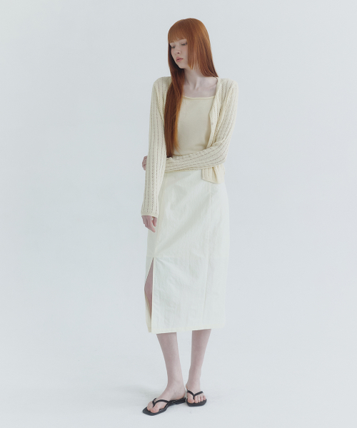 MICANE(ミケーネ)の「グラニアナイロンロングスカート(スカート・レディース・ブラック/クリーム・X-SMALL/XX-LARGE/X-LARGE/SMALL/MEDIUM/LARGE)」の10枚目の写真