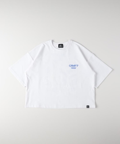 CAMP7（キャンプセブン）の「CAMP7(キャンプ7)フラワープリントショートＴシャツ（Tシャツ/カットソー・レディース・ダークグレー/ホワイト/ライトベージュ・S/M/L）」の16枚目の写真