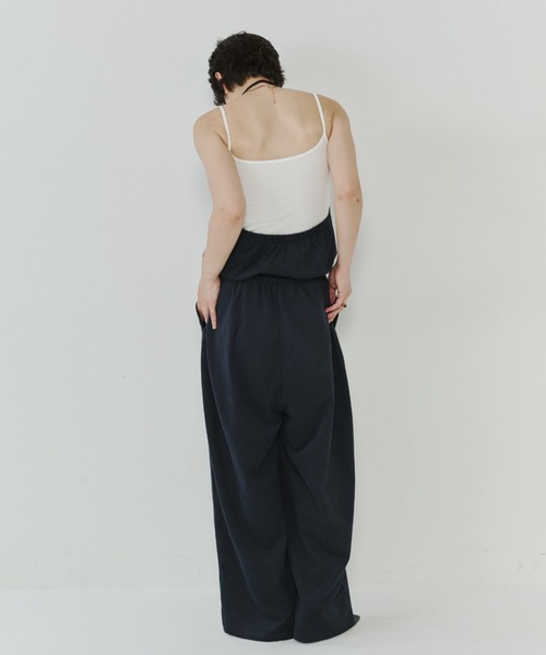 VION（ヴィオン）の「ホルターネックスウェットオールインワン / Halter Neck Sweat All-in-One（つなぎ/オールインワン・レディース・ネイビー/アイボリー・S/M）」の16枚目の写真