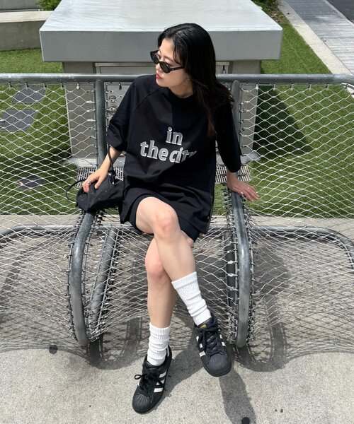 Franklin Climbing(フランクリンクライミング)の「【Franklin Climbing/フランクリンクライミング】【ユニセックス】IN THE CITYドットプリントTee(Tシャツ/カットソー・メンズ・ブラック/ホワイト/ネイビー・MEDIUM/LARGE)」の4枚目の写真
