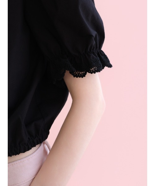 miies miim（ミーエスミーム）の「soft puff frill blouse（シャツ/ブラウス・レディース・ホワイト/ブラック・FREE）」の22枚目の写真