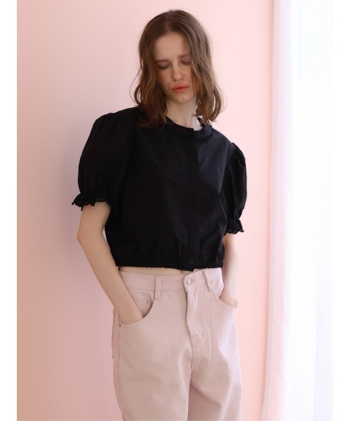 miies miim（ミーエスミーム）の「soft puff frill blouse（シャツ/ブラウス・レディース・ホワイト/ブラック・FREE）」の20枚目の写真