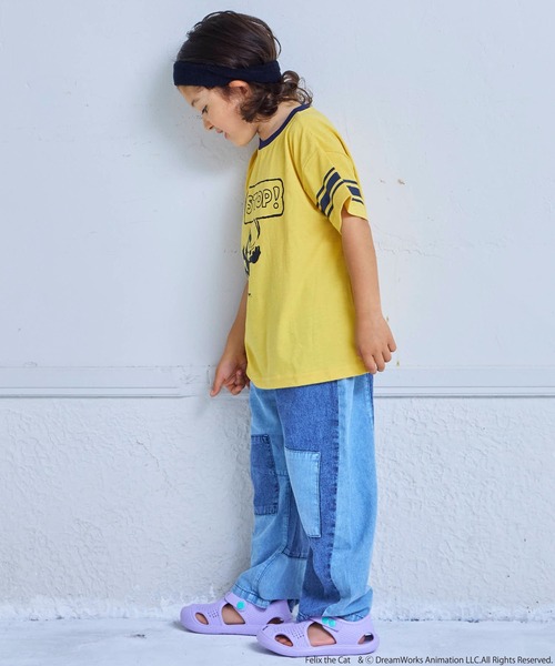THE FELiX(フェリクス)の「【別注】FELIX プリント半袖Tシャツ(Tシャツ/カットソー・キッズ・イエロー/ネイビー・100/150/90/80/140/130/120/110)」の6枚目の写真