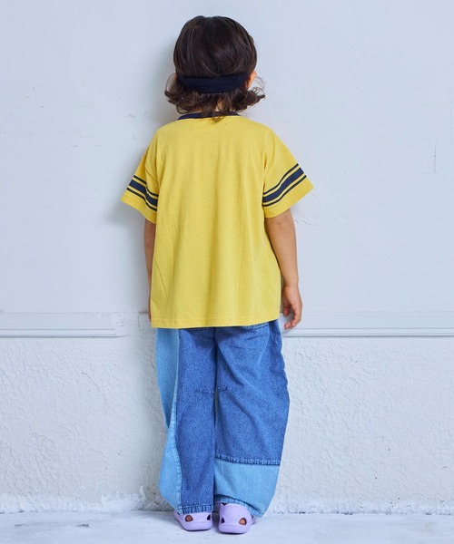 THE FELiX(フェリクス)の「【別注】FELIX プリント半袖Tシャツ(Tシャツ/カットソー・キッズ・イエロー/ネイビー・100/150/90/80/140/130/120/110)」の7枚目の写真