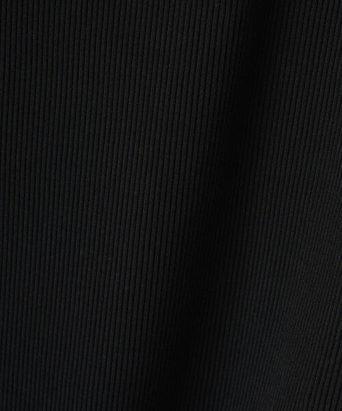 LANVIN en Bleu(ランバンオンブルー)の「2WAYテレコタンクトップ(タンクトップ・レディース・ブラック/ベージュ/カーキ・38)」の5枚目の写真