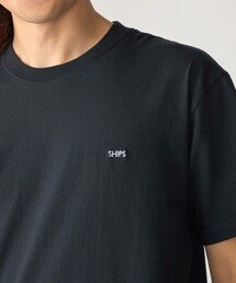 【WEB限定】SHIPS: マイクロ SHIPSロゴ Tシャツ