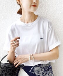 SHIPS | 【WEB限定】SHIPS: マイクロ SHIPSロゴ Tシャツ(Tシャツ/カットソー)