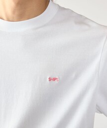 【WEB限定】SHIPS: マイクロ SHIPSロゴ Tシャツ