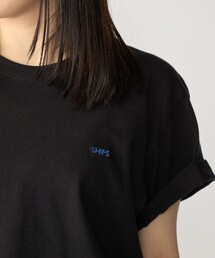 【WEB限定】SHIPS: マイクロ SHIPSロゴ Tシャツ