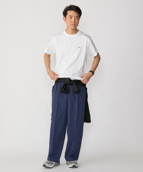 SHIPS(シップス)の「【WEB限定】SHIPS: マイクロ SHIPSロゴ Tシャツ(Tシャツ/カットソー・メンズ・ネイビー/ライトブルー/ホワイト/グレー/ブラック/ブラウン/コバルトブルー/ピンク/ロイヤルブルー・SMALL/MEDIUM/LARGE/X-LARGE)」の22枚目の写真