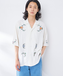 インドクロスステッチ シャツ