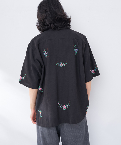 B.C STOCK(ベーセーストック)の「インドクロスステッチ シャツ(シャツ/ブラウス・メンズ・ホワイト/ブラック系その他・LARGE/MEDIUM)」の14枚目の写真
