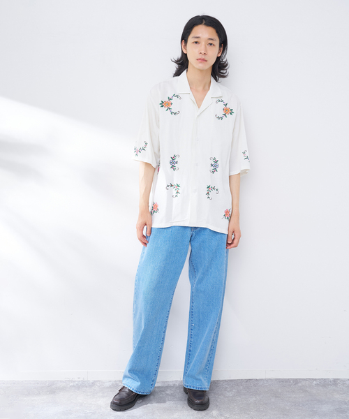 B.C STOCK(ベーセーストック)の「インドクロスステッチ シャツ(シャツ/ブラウス・メンズ・ホワイト/ブラック系その他・LARGE/MEDIUM)」の15枚目の写真