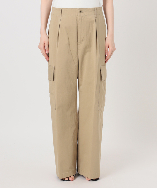 Spick & Span(スピックアンドスパン)の「コットンカーゴイージーパンツ(カーゴパンツ・レディース・ベージュ/サファリグリーン・38/36/34)」の20枚目の写真