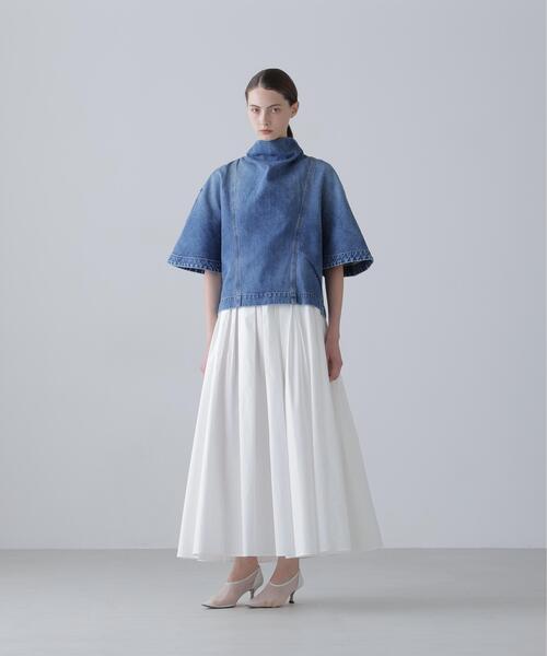 ADORE(アドーア)の「◆クリアコットンスカート(スカート・レディース・ブルー/ベージュ系その他/ホワイト・38/36)」の7枚目の写真