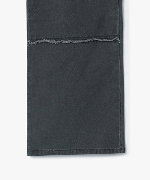 WEST GRAND BOULEVARD（ウエストグランドブルバード）の「カットオフヴィンテージルーズストレートペインターパンツ WASHED CHARCOAL（その他パンツ・メンズ・その他・MEDIUM/LARGE/X-LARGE）」の6枚目の写真