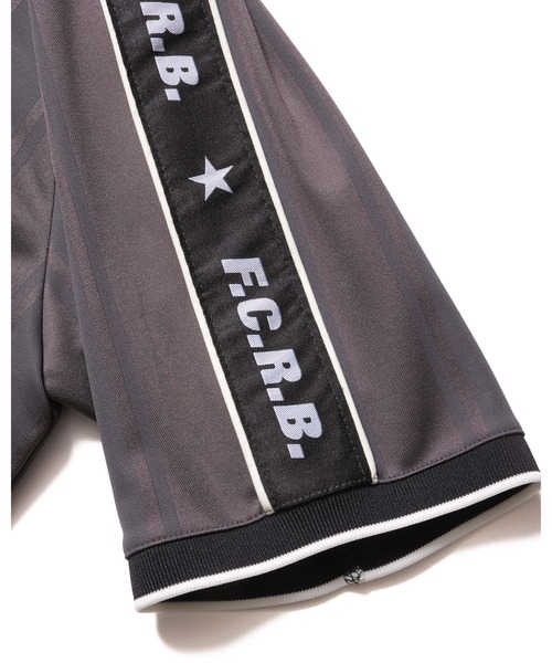 F.C.Real Bristol(エフシーレアルブリストル)の「SHADOW WEAVE STRIPE S/S TOP(Tシャツ/カットソー・メンズ・ブラック/オレンジ/チャコールグレー・SMALL/MEDIUM/LARGE/X-LARGE/XX-LARGE)」の14枚目の写真