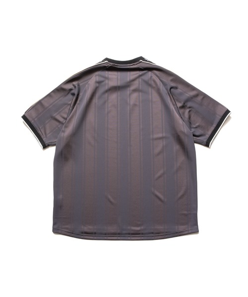 F.C.Real Bristol(エフシーレアルブリストル)の「SHADOW WEAVE STRIPE S/S TOP(Tシャツ/カットソー・メンズ・ブラック/オレンジ/チャコールグレー・SMALL/MEDIUM/LARGE/X-LARGE/XX-LARGE)」の16枚目の写真