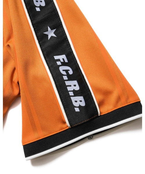 F.C.Real Bristol(エフシーレアルブリストル)の「SHADOW WEAVE STRIPE S/S TOP(Tシャツ/カットソー・メンズ・ブラック/オレンジ/チャコールグレー・SMALL/MEDIUM/LARGE/X-LARGE/XX-LARGE)」の9枚目の写真