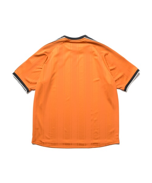 F.C.Real Bristol(エフシーレアルブリストル)の「SHADOW WEAVE STRIPE S/S TOP(Tシャツ/カットソー・メンズ・ブラック/オレンジ/チャコールグレー・SMALL/MEDIUM/LARGE/X-LARGE/XX-LARGE)」の11枚目の写真