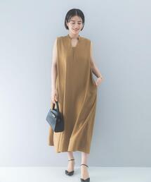 URBAN RESEARCH ROSSO WOMEN | クールタッチ 吸水速乾キーネックフレアワンピース(ワンピース)
