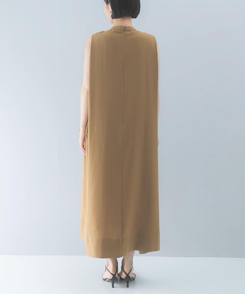 URBAN RESEARCH ROSSO WOMEN(アーバンリサーチ ロッソ)の「クールタッチ 吸水速乾キーネックフレアワンピース(ワンピース・レディース・ネイビー/イエロー系その他・FREE)」の20枚目の写真