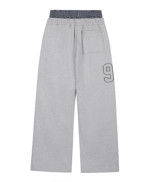 ROCKCAKE(ロックケーキ)の「Check Layered 96 Wide 2way Jogger - Gray(スウェットパンツ・レディース・その他・X-SMALL/SMALL)」の12枚目の写真
