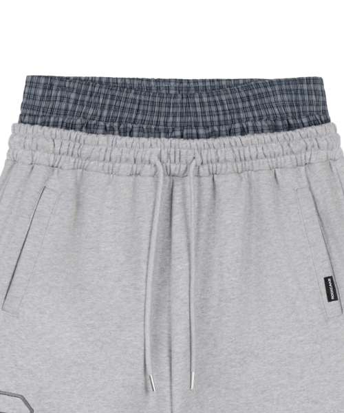 ROCKCAKE(ロックケーキ)の「Check Layered 96 Wide 2way Jogger - Gray(スウェットパンツ・レディース・その他・X-SMALL/SMALL)」の13枚目の写真