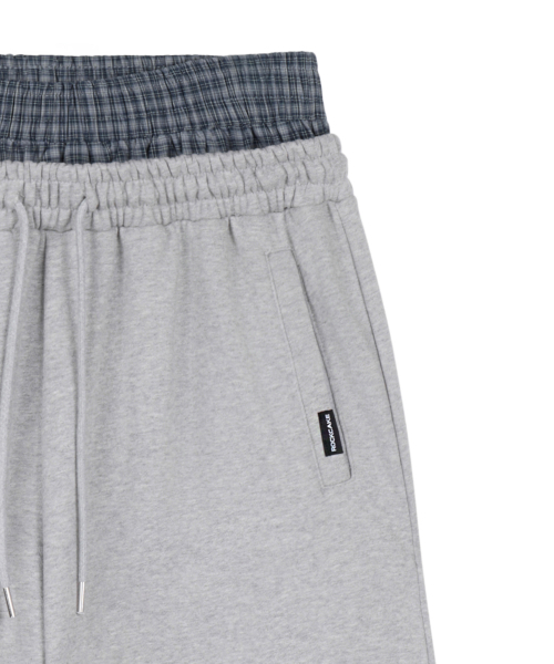 ROCKCAKE(ロックケーキ)の「Check Layered 96 Wide 2way Jogger - Gray(スウェットパンツ・レディース・その他・X-SMALL/SMALL)」の14枚目の写真