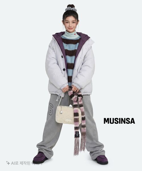 ROCKCAKE(ロックケーキ)の「Check Layered 96 Wide 2way Jogger - Gray(スウェットパンツ・レディース・その他・X-SMALL/SMALL)」の17枚目の写真