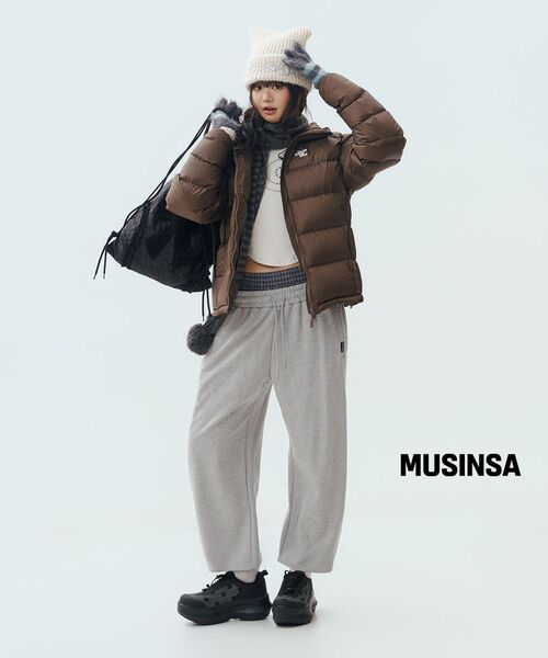 ROCKCAKE(ロックケーキ)の「Check Layered 96 Wide 2way Jogger - Gray(スウェットパンツ・レディース・その他・X-SMALL/SMALL)」の6枚目の写真