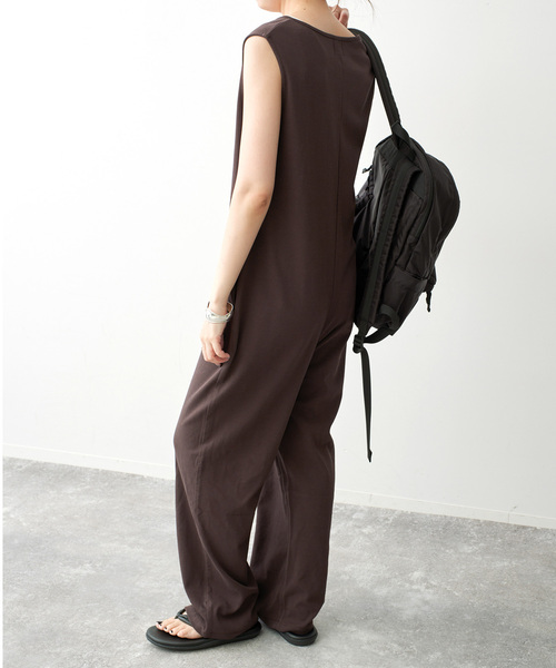 Spick & Span(スピックアンドスパン)の「フロントボタンサロペット(その他パンツ・レディース・ブラック/ブラウン・FREE)」の11枚目の写真