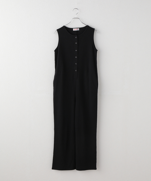 Spick & Span(スピックアンドスパン)の「フロントボタンサロペット(その他パンツ・レディース・ブラック/ブラウン・FREE)」の13枚目の写真