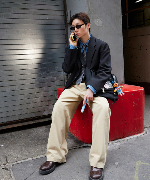 PLAC(プラック)の「ペッパーユ x フラックチノパンツ ベージュ(その他パンツ・メンズ・その他・LARGE/MEDIUM)」の3枚目の写真