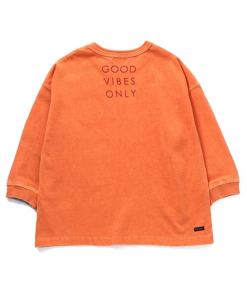 F.O.KIDS（エフオーキッズ）の「3柄オーバーダイ長袖Tシャツ（Tシャツ/カットソー・キッズ・チャコール/オレンジ/カーキ・80/160/150/140/130/120/110/100/90）」の6枚目の写真