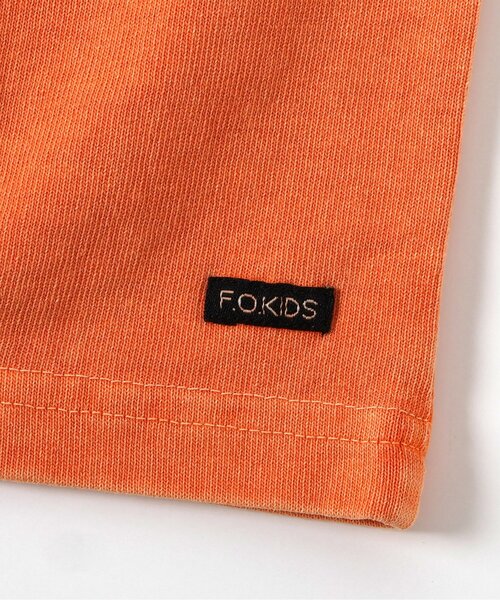 F.O.KIDS（エフオーキッズ）の「3柄オーバーダイ長袖Tシャツ（Tシャツ/カットソー・キッズ・チャコール/オレンジ/カーキ・80/160/150/140/130/120/110/100/90）」の8枚目の写真