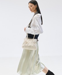 CHARLES & KEITH | Reese リース ルーシュド ボウ ショルダーバッグ(ショルダーバッグ)