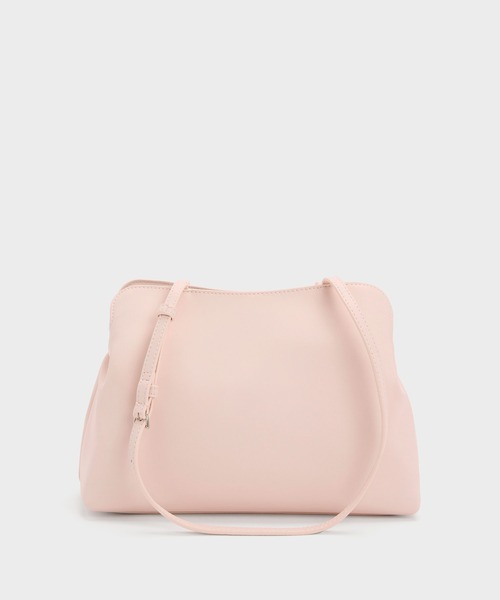 CHARLES & KEITH(チャールズ & キース)の「Reese リース ルーシュド ボウ ショルダーバッグ(ショルダーバッグ・レディース・クリーム/ブラウン系その他7/ピンク系その他3・M)」の18枚目の写真