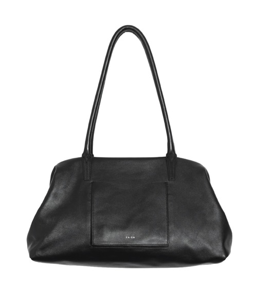 YArKA（ヤーカ）の「【YArKA/ヤーカ】real leather long frame soft bag [LFW1] / 口金ボストンバッグ（トートバッグ・レディース・ブラック・FREE）」の4枚目の写真