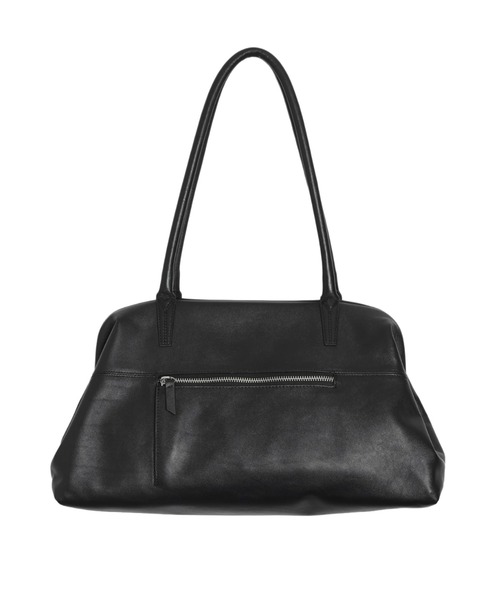 YArKA（ヤーカ）の「【YArKA/ヤーカ】real leather long frame soft bag [LFW1] / 口金ボストンバッグ（トートバッグ・レディース・ブラック・FREE）」の5枚目の写真