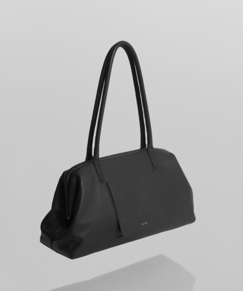 YArKA（ヤーカ）の「【YArKA/ヤーカ】real leather long frame soft bag [LFW1] / 口金ボストンバッグ（トートバッグ・レディース・ブラック・FREE）」の11枚目の写真