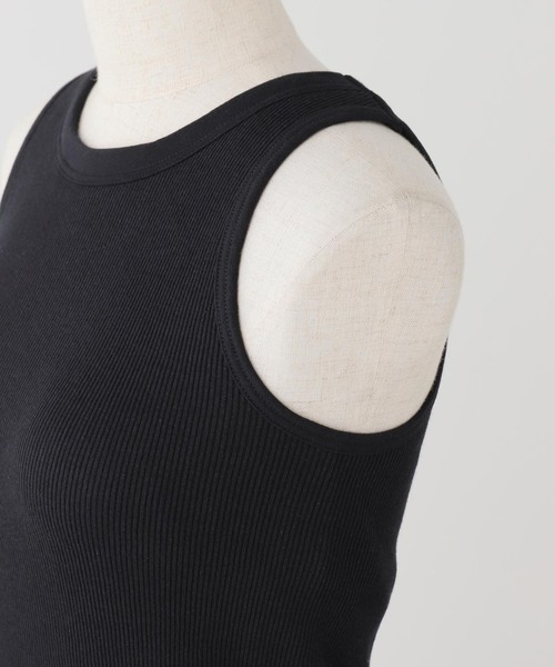 HANES(ヘインズ)の「Hanes/ヘインズ ブラアメリカンスリーブ タンクトップ(タンクトップ・レディース・ブラック/ホワイト・FREE)」の5枚目の写真