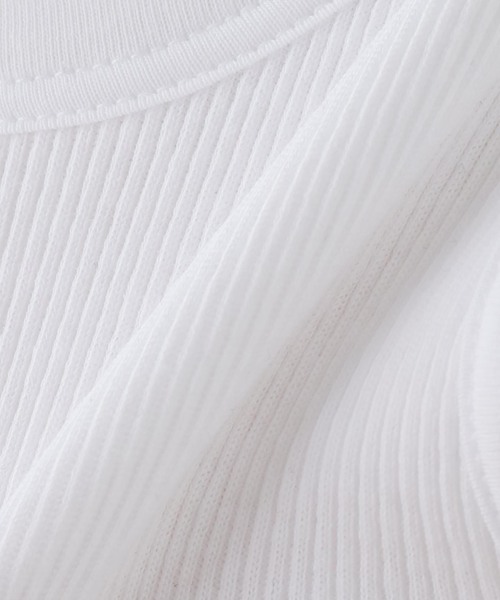 HANES(ヘインズ)の「Hanes/ヘインズ ブラアメリカンスリーブ タンクトップ(タンクトップ・レディース・ブラック/ホワイト・FREE)」の12枚目の写真