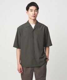 green label relaxing（グリーンレーベルリラクシング）の「ボイル メッシュ オープンカラー 半袖 シャツ -吸水速乾-（シャツ/ブラウス）」